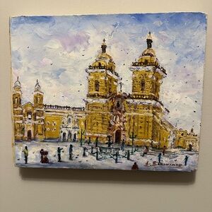Charming Cityscape Oil Painting